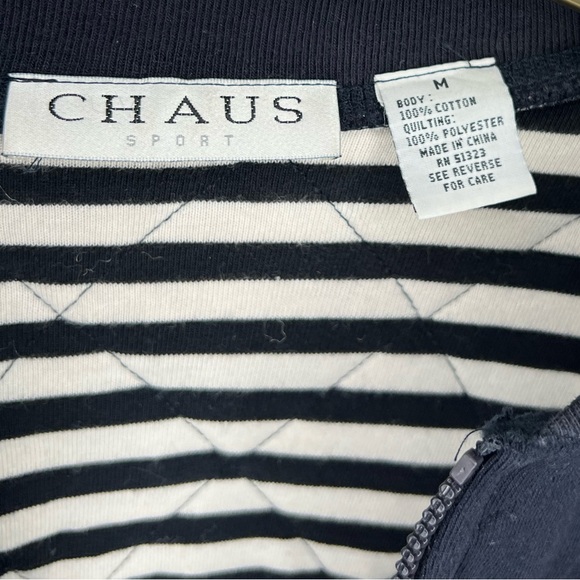 Vintage Chaus USA Blue Quilted 100% Cotton
Zip Up Jacket Large HTF EUC SIZE M - Picture 4 of 5